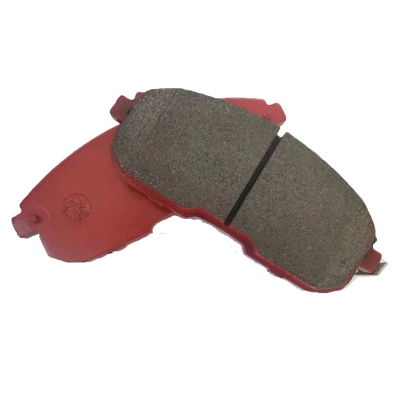 Red Coated Mid To High End Ceramic Brake Pads
