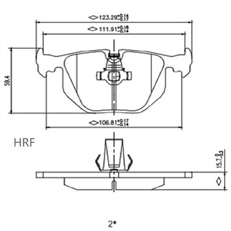Bremsbeläge für Bmw