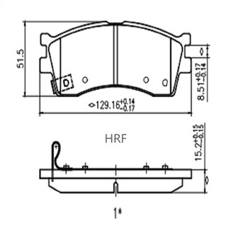 Bremsbeläge für Kia Rio