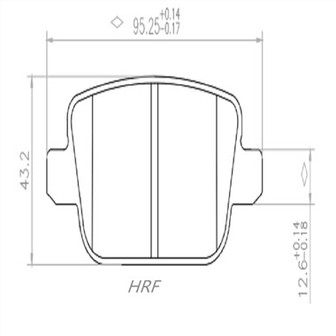 Bremsbeläge für Personenkraftwagen