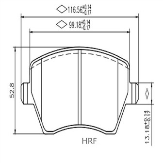 Bremsbeläge für Renault Duster