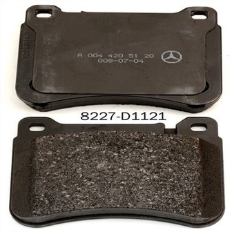 Scheibenbremsbeläge hinten